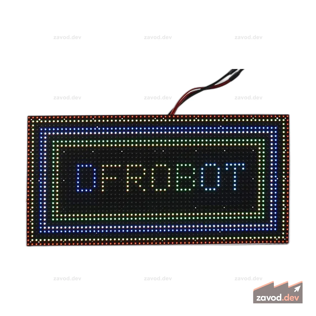Гибкая светодиодная матрица RGB 64x32 (шаг 4 мм)
