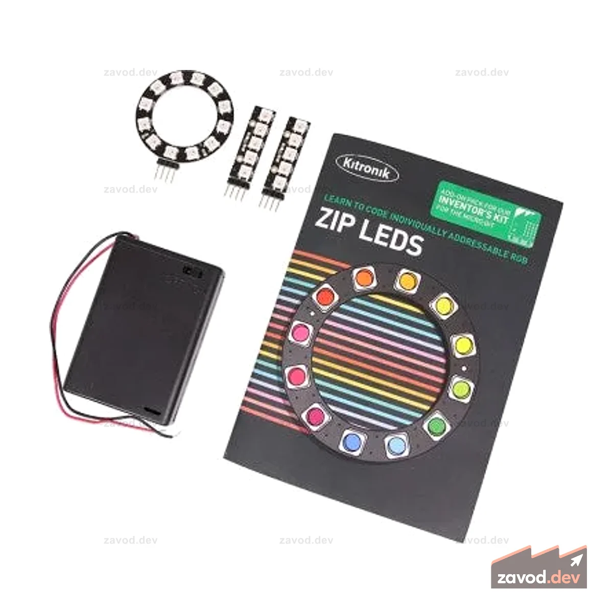 Дополнительный пакет светодиодов ZIP для Kitronik Inventors Kit для micro:bit