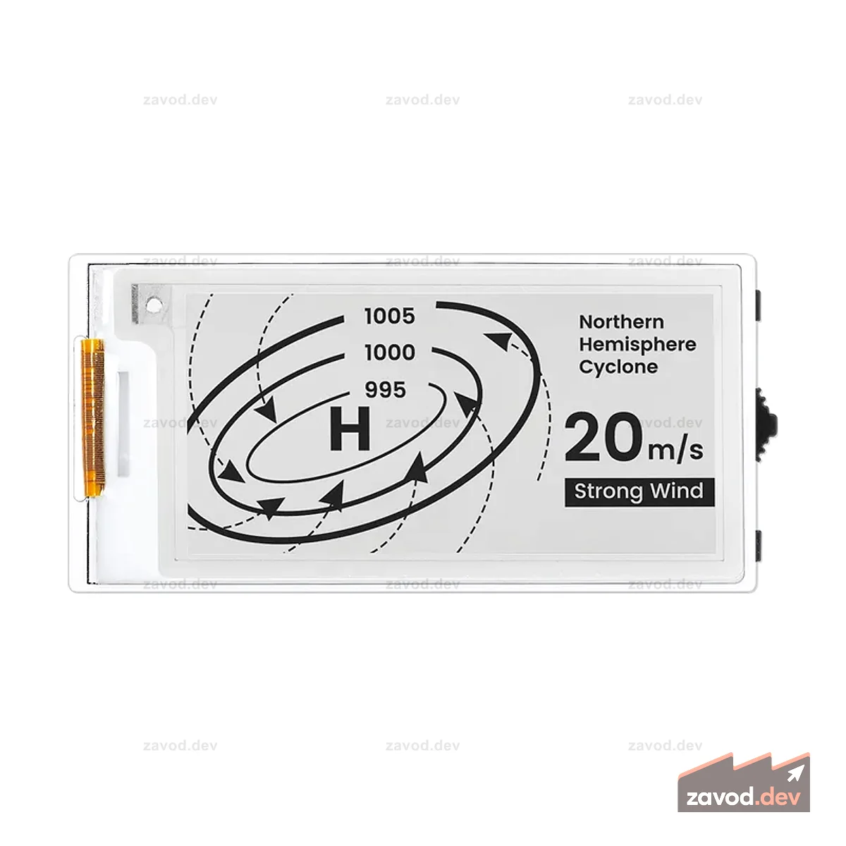 CrowPanel ESP32 2,13-дюймовый HMI-дисплей на электронной бумаге с разрешением 122*250, черный/белый цвет, управляемый интерфейсом SPI