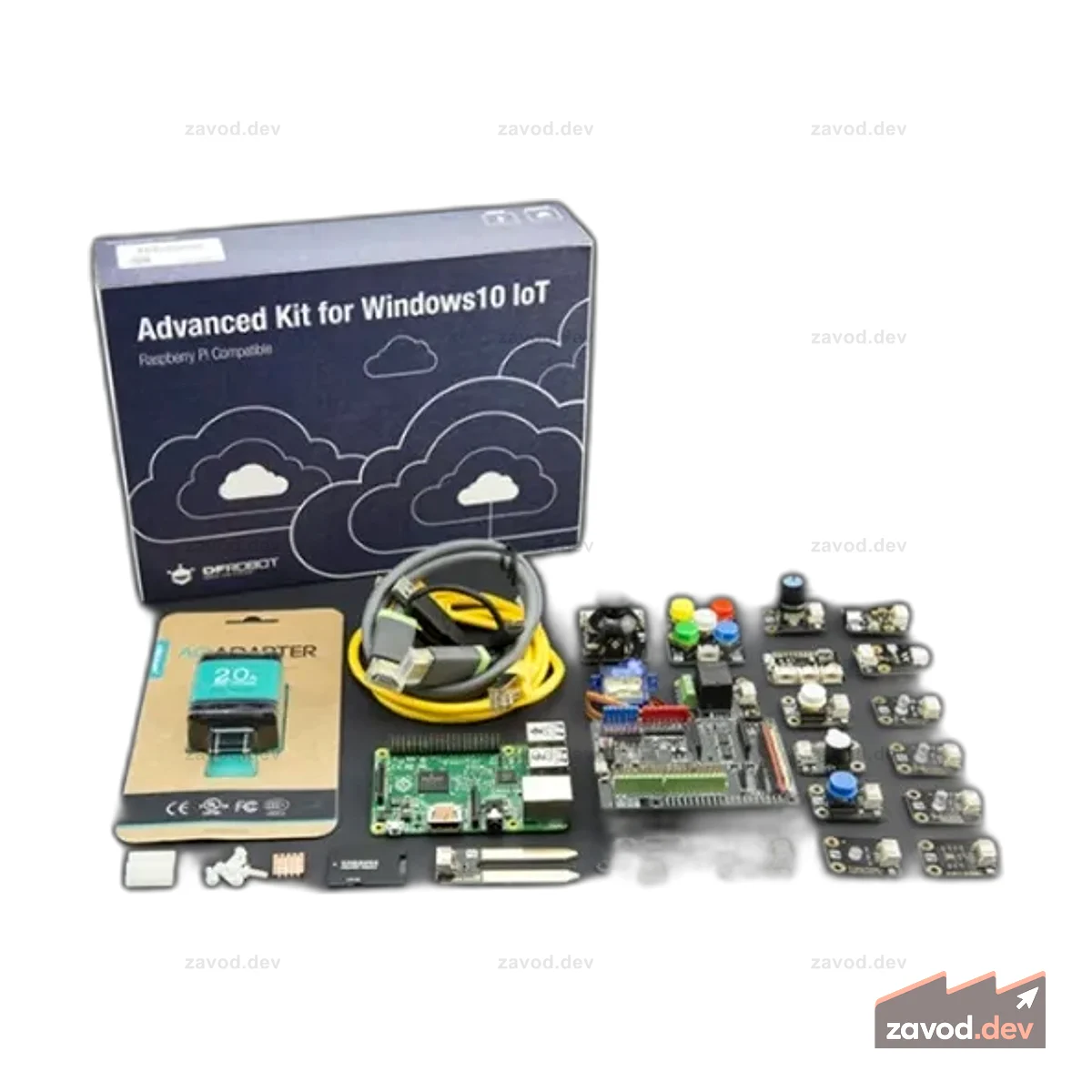 Расширенный комплект для Raspberry Pi 2 (совместим с Windows 10 IoT)