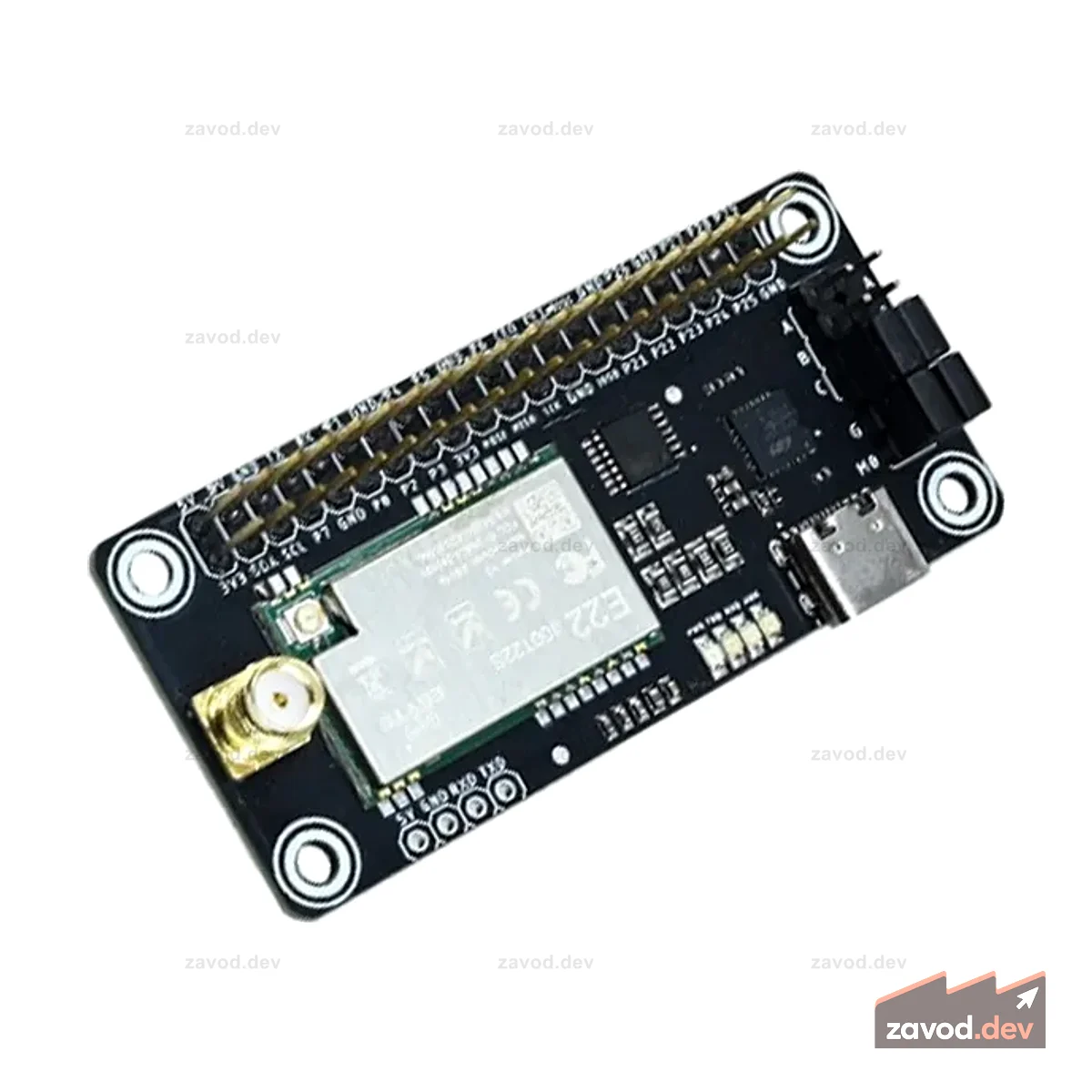SmartElex SX1268 433 МГц E22-400T22S LoRa HAT для Arduino, Raspberry Pi