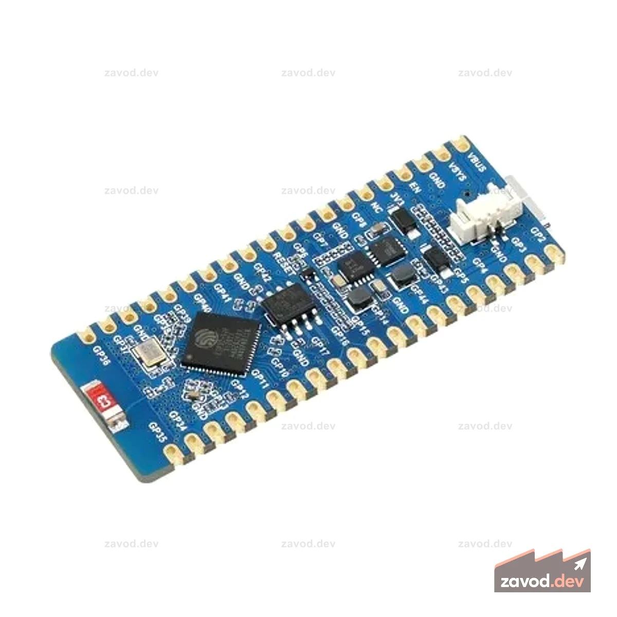 ESP32-S2 Макетная плата MCU WiFi, 240 МГц, 2,4 ГГц Wi-Fi, с ЖК-дисплеем/контактным разъемом
