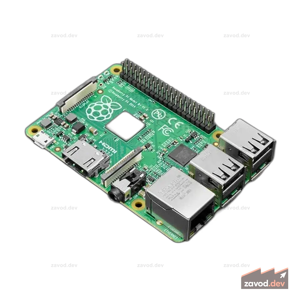 Raspberry Pi Модель B + 512 МБ ОЗУ