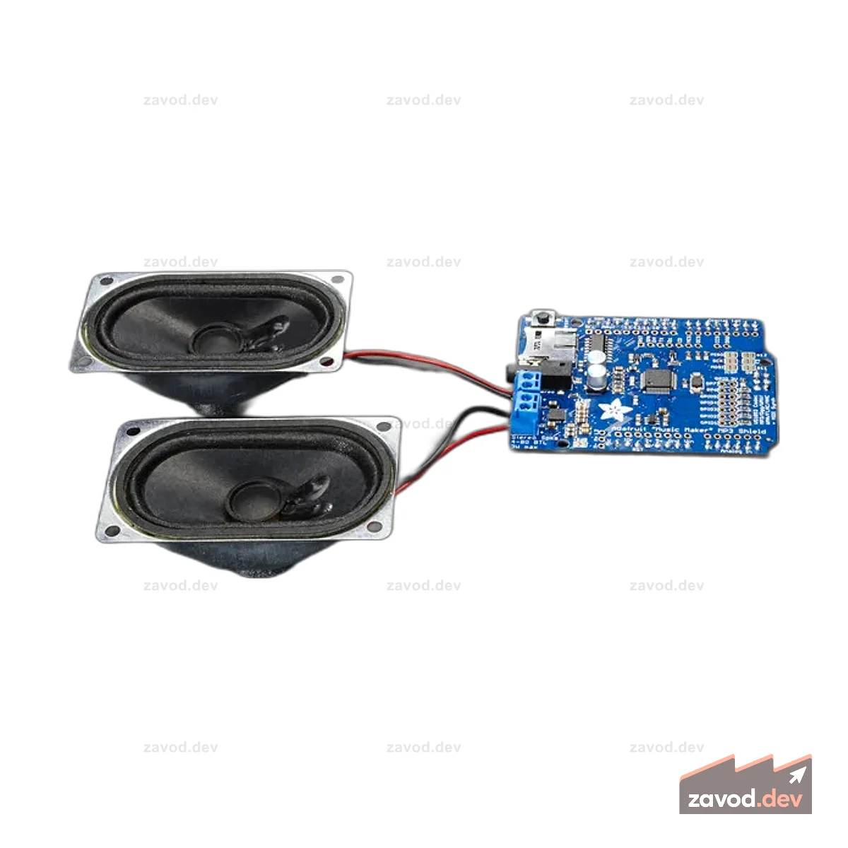 Adafruit "Music Maker" MP3 Shield для Arduino со стереоусилителем 3 Вт
