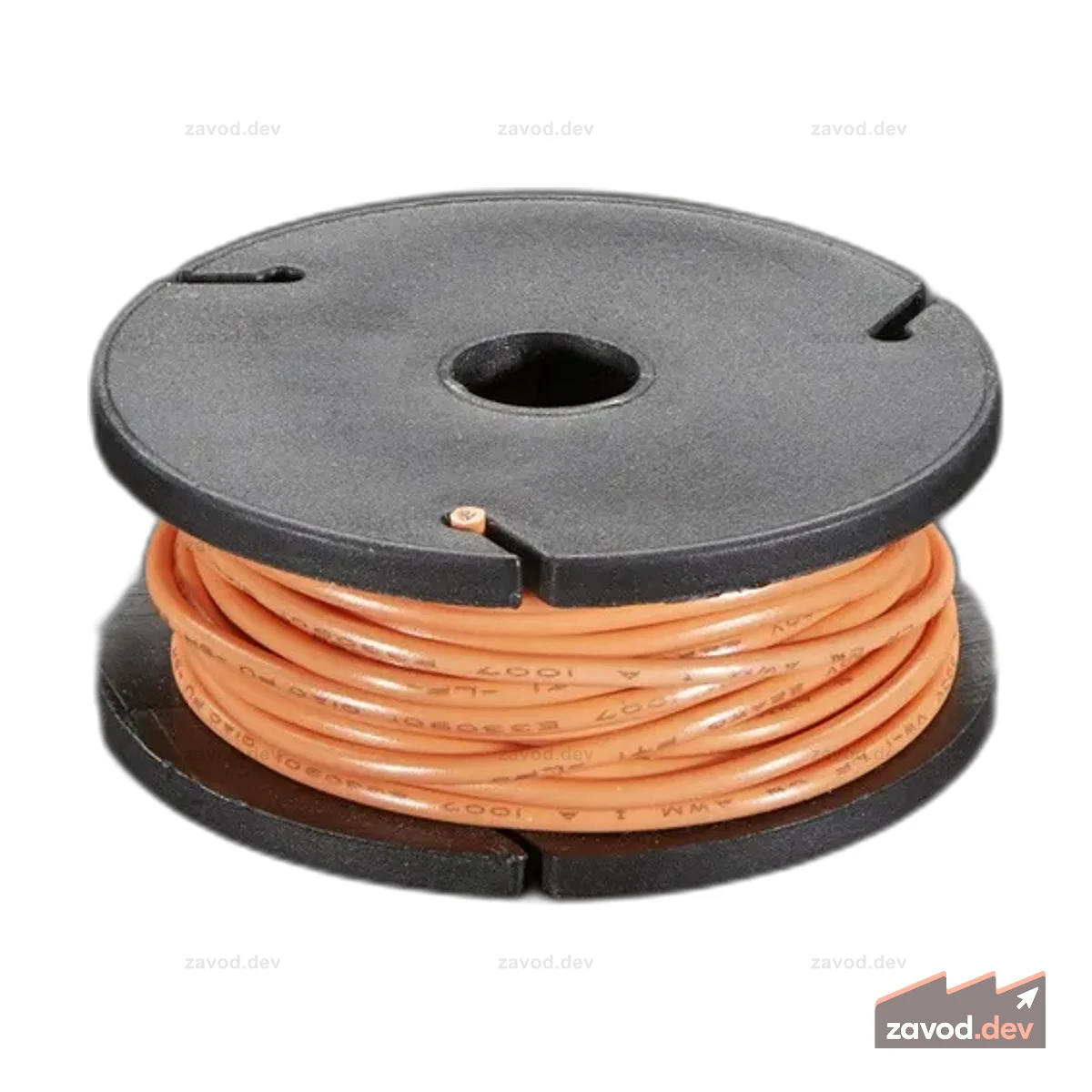 Катушка с многожильным проводом — 25 футов — 22AWG — оранжевая