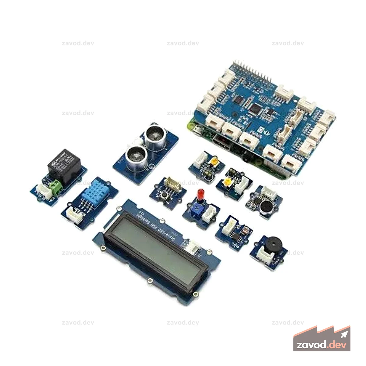 Стартовый комплект GrovePi+ для Raspberry Pi A+,B,B+&2,3,4 (сертификат CE)