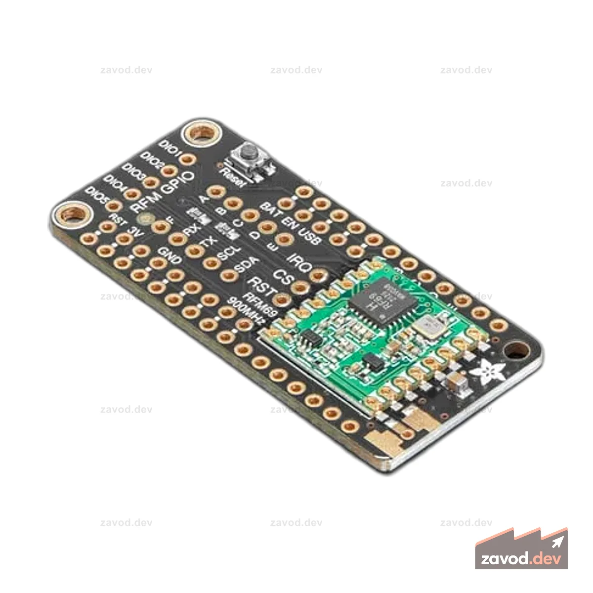 Радио Adafruit FeatherWing — RFM69HCW 900 МГц