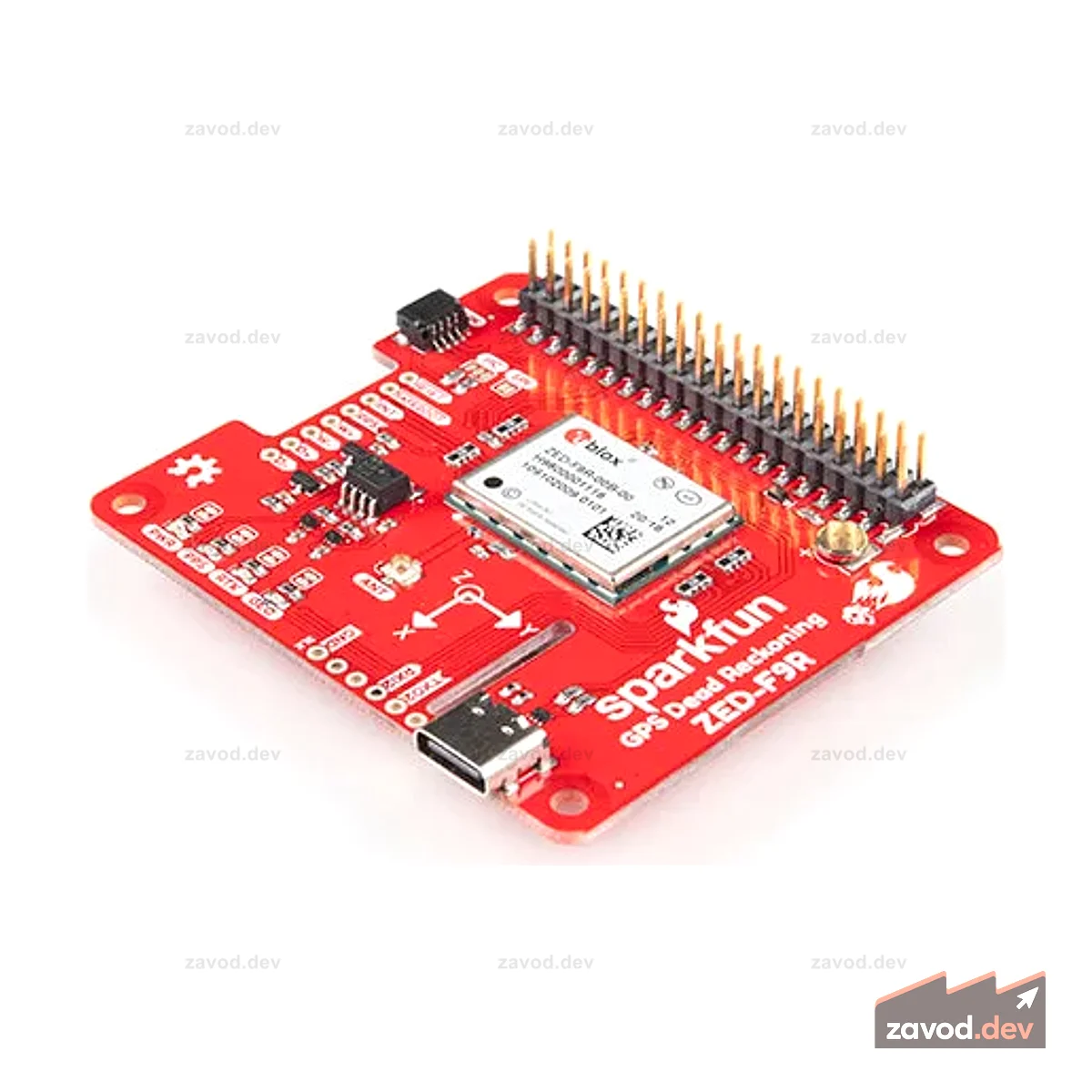 ZED-F9R GPS-RTK pHAT