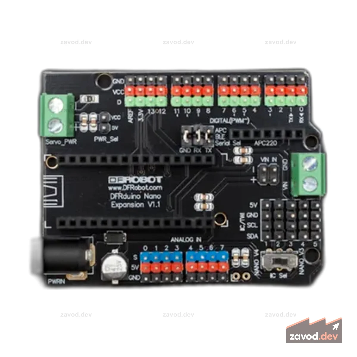 Экран датчика ввода-вывода Arduino Nano