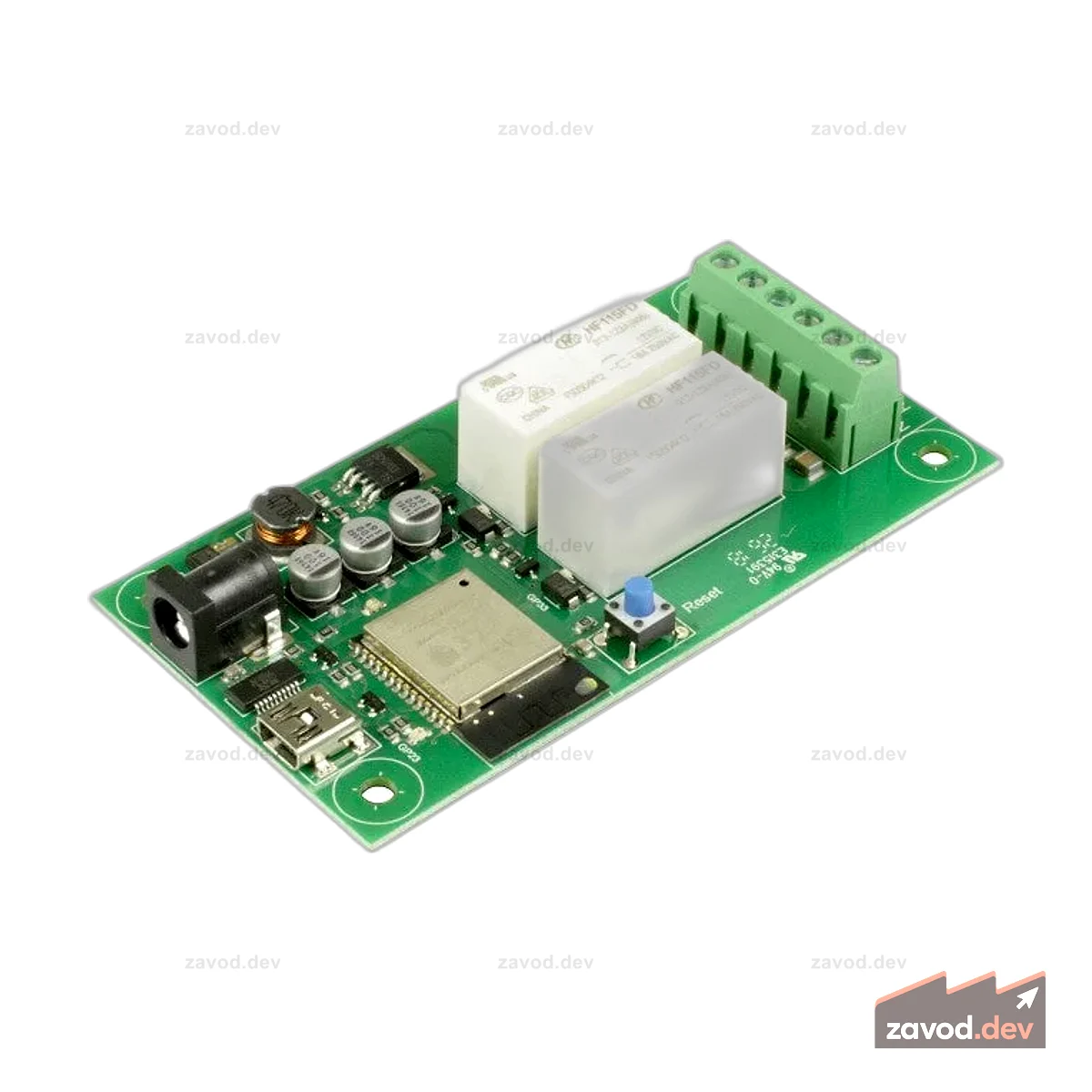 ESP32LR20 - WIFI 2 x 16A relays