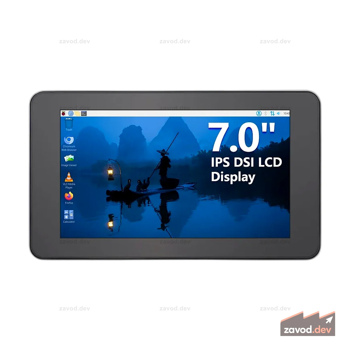 7-дюймовый сенсорный экран IPS DSI-монитор 800*480, совместимый с Raspberry Pi/BB Black и т. д.
