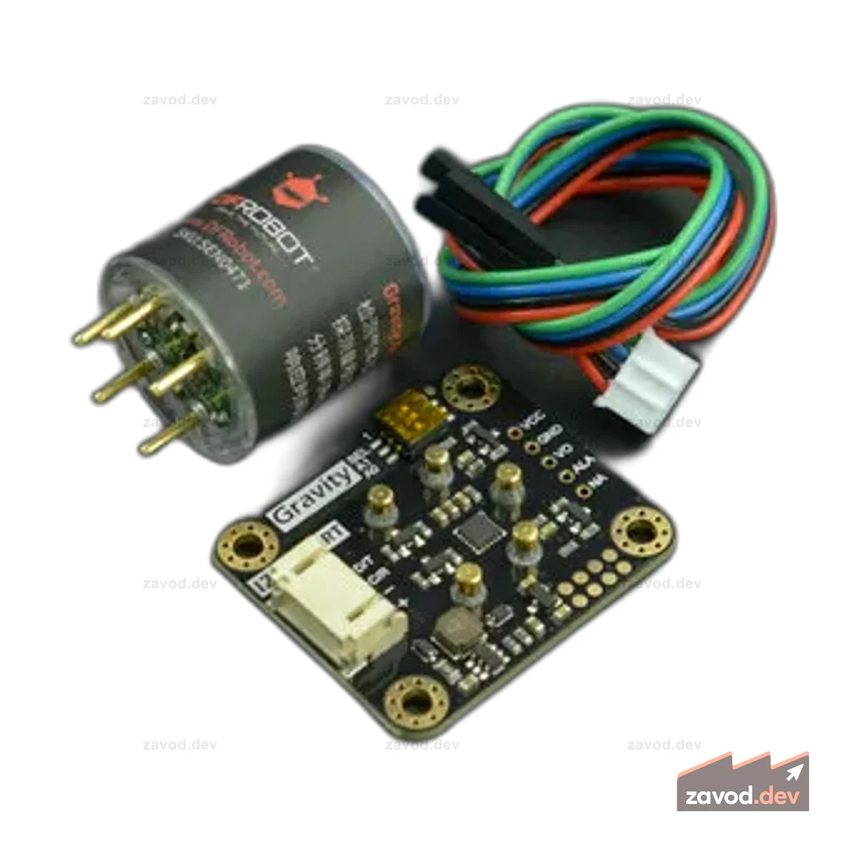 Гравитация: Датчик NO2 (калиброванный) - I2C и UART