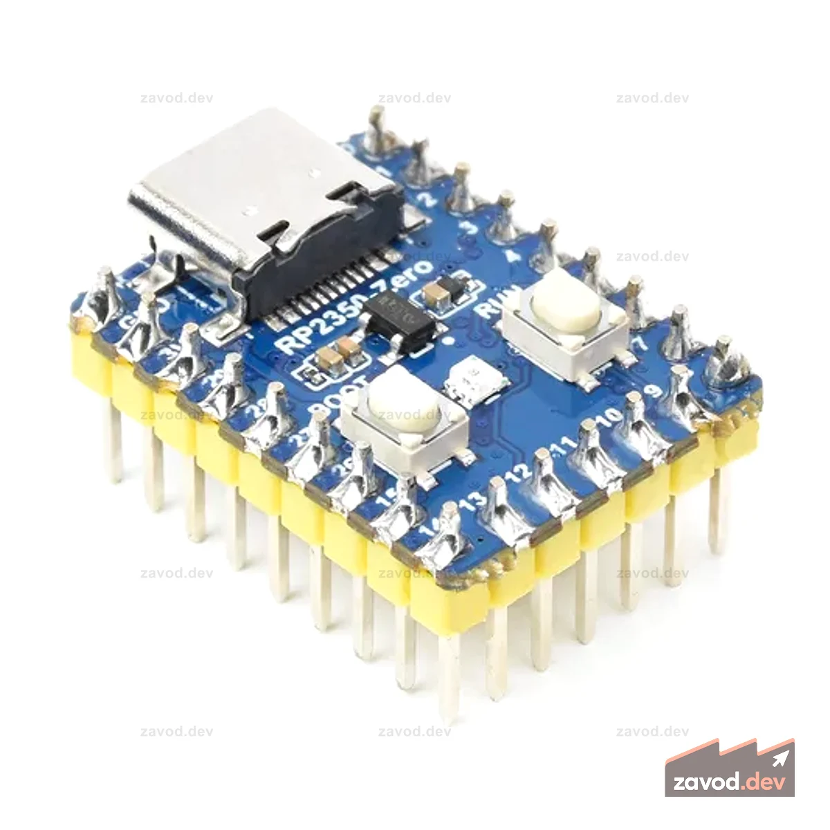 RP2350-Zero — двухъядерный микроконтроллер Raspberry Pi