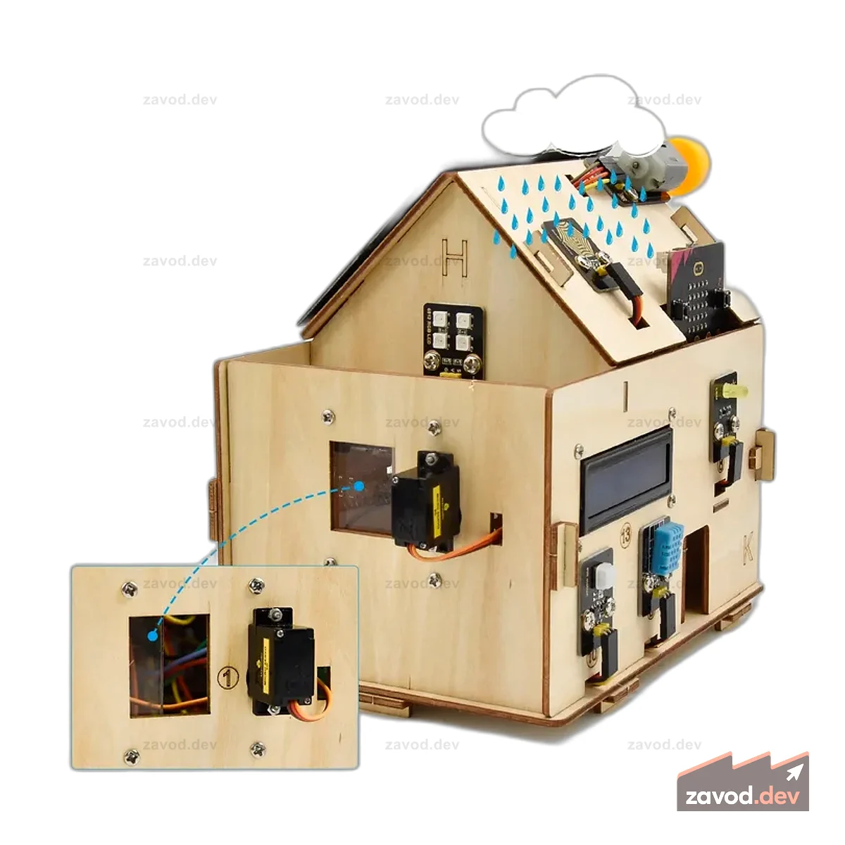 Keyestudio Microbit Комплект для умного дома для BBC Micro Bit Starter Kit