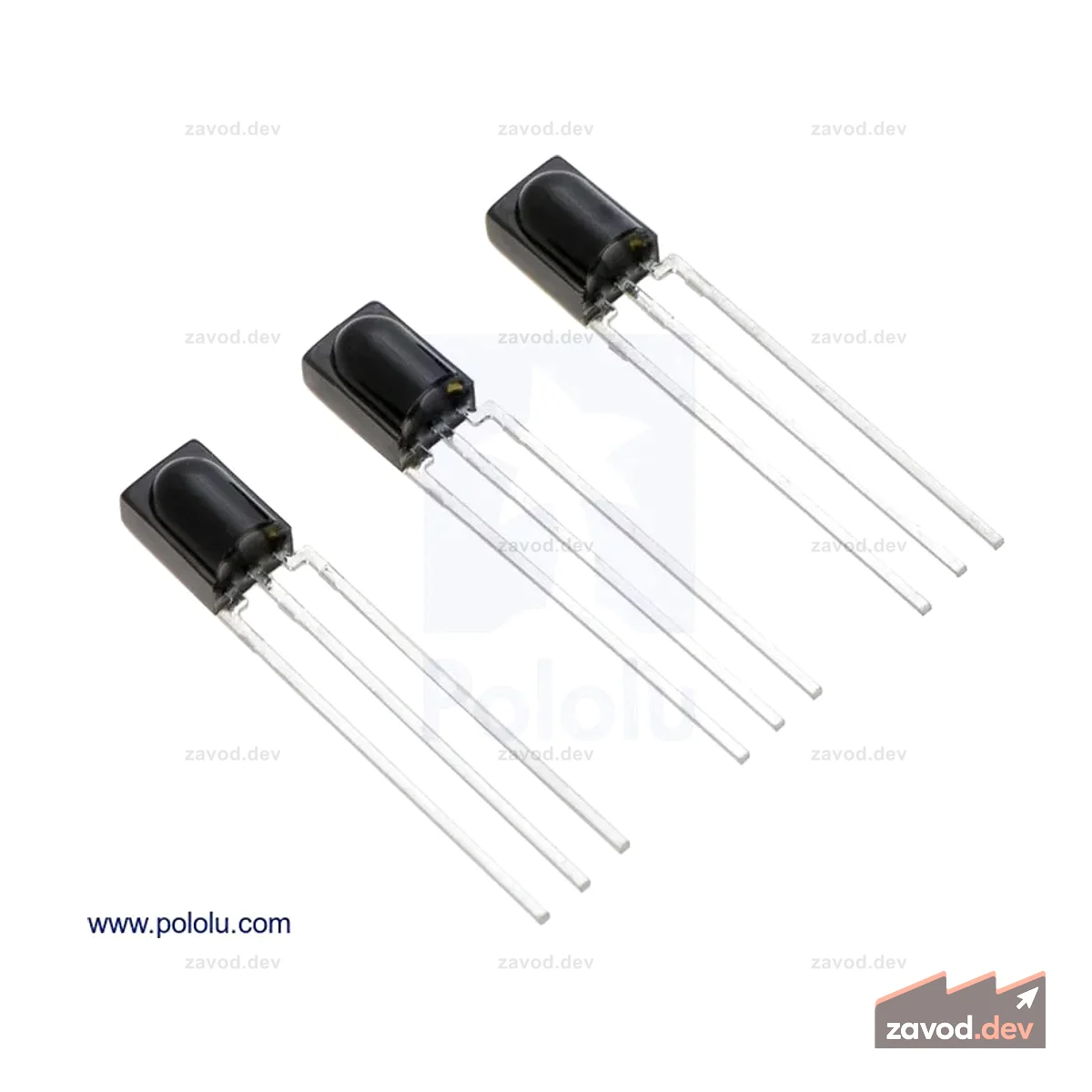 Vishay TSSP58038 Модуль ИК-детектора, 38 кГц, фиксированное усиление (3 шт.)