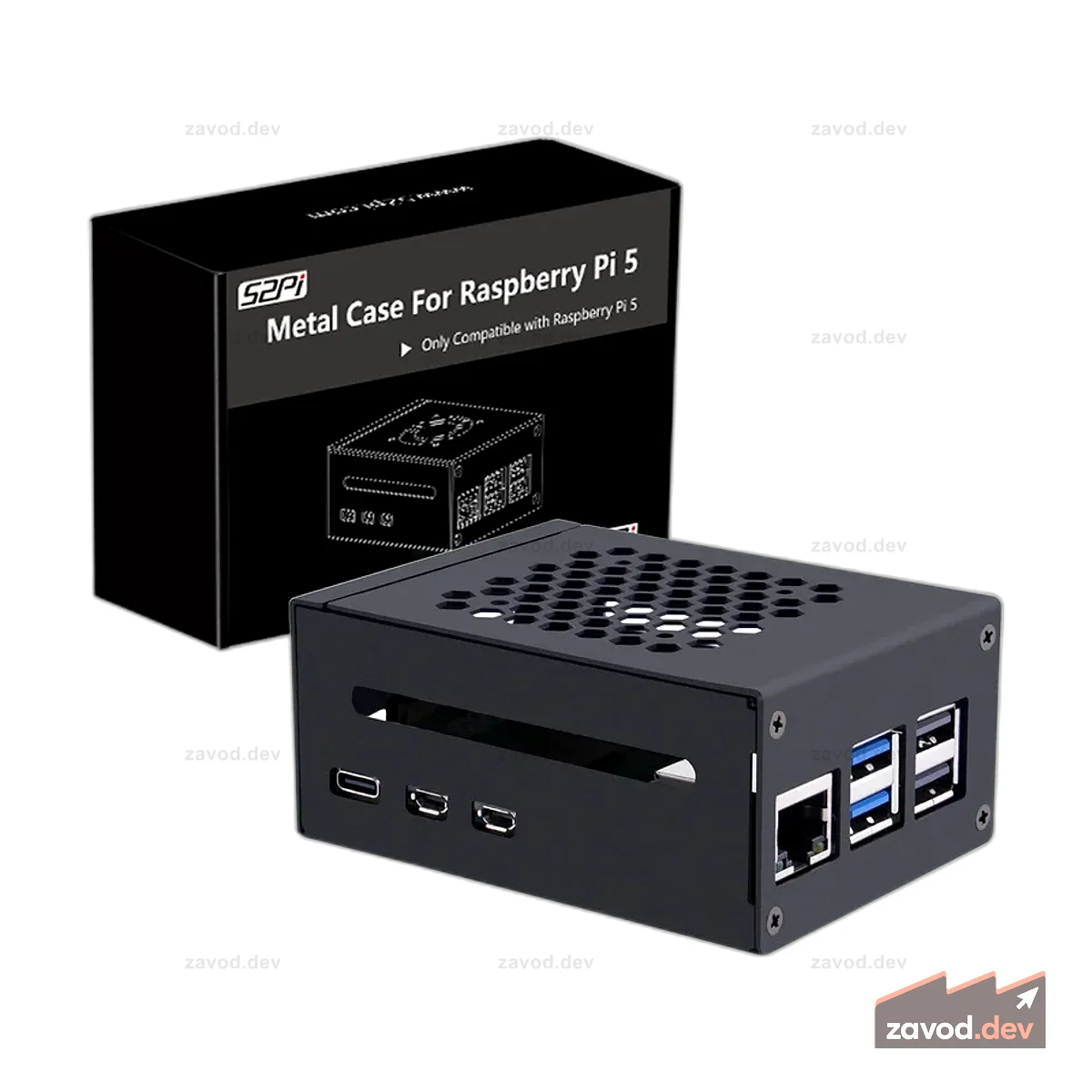 52Pi Raspberry Pi 5, совместимый с адаптером NVMe-PCLe N04 N05 M.2 X1000, периферийные платы PCLe