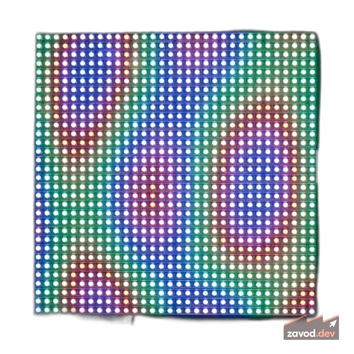 32x32 RGB светодиодная матричная панель - шаг 5 мм