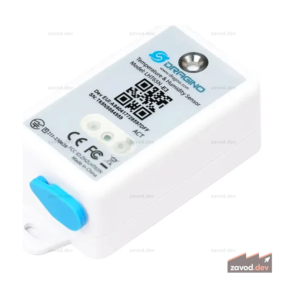 LHT65N Датчик температуры и влажности LoRaWAN - 915 МГц