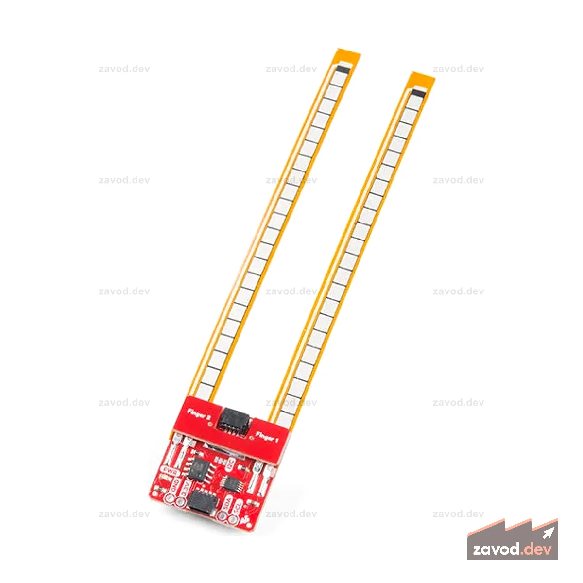 Контроллер SparkFun Qwiic Flex в перчатках