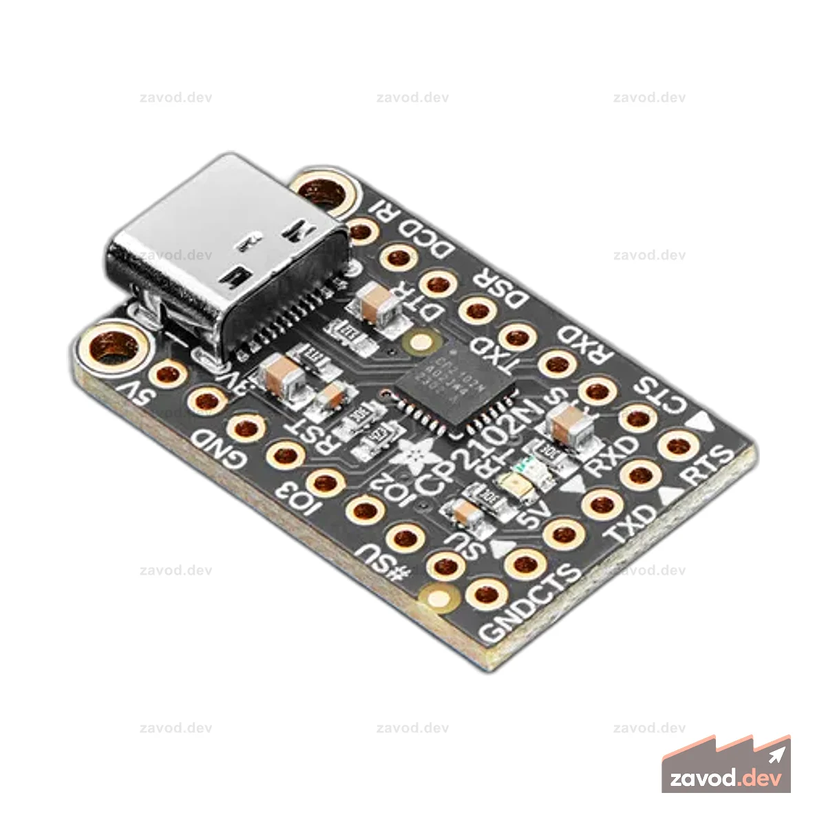 Adafruit CP2102N Friend — преобразователь USB в последовательный порт