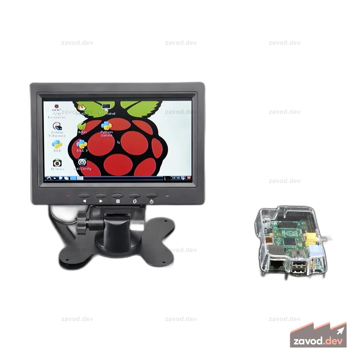 NTSC/PAL (Телевидение) TFT-дисплей - 7 диагонали