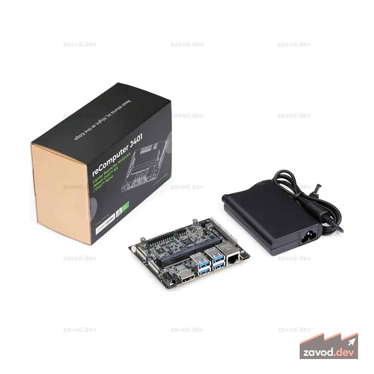 reComputer J401 — несущая плата с открытым исходным кодом для NVIDIA Jetson Orin Nano/Orin NX — Seeed Studio