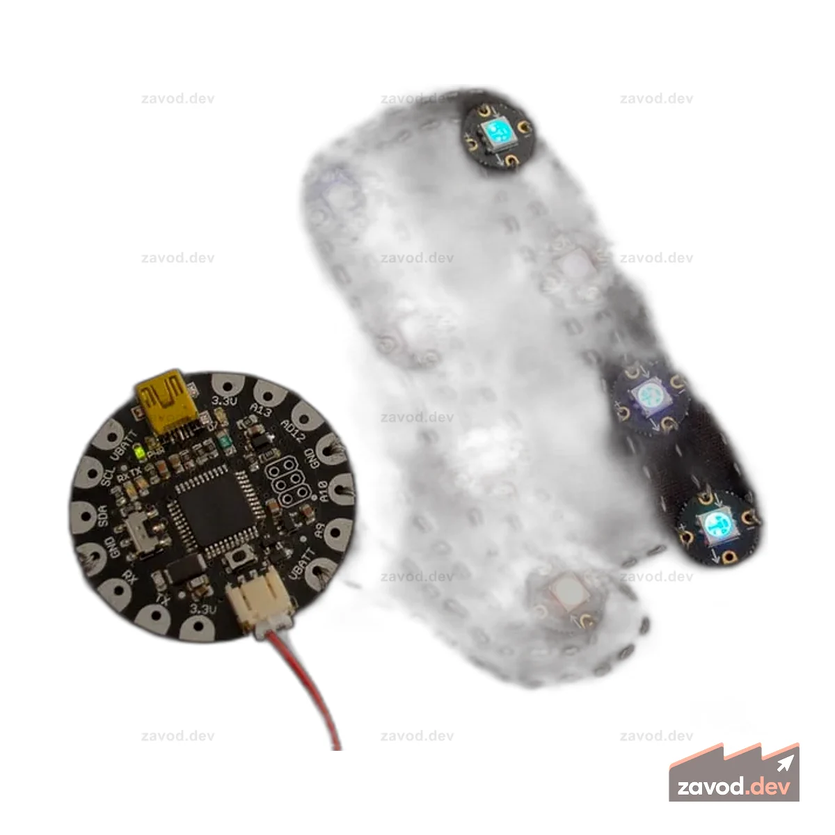 Flora RGB Smart NeoPixel версия 2 — упаковка из 4 шт.