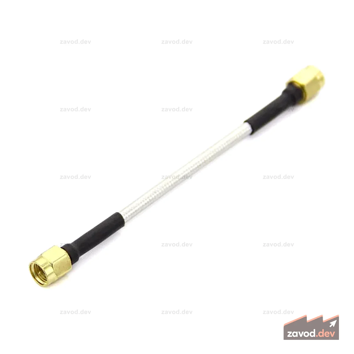 Полугибкий кабель SMA M&M 6 ГГц RG402 — 10 см