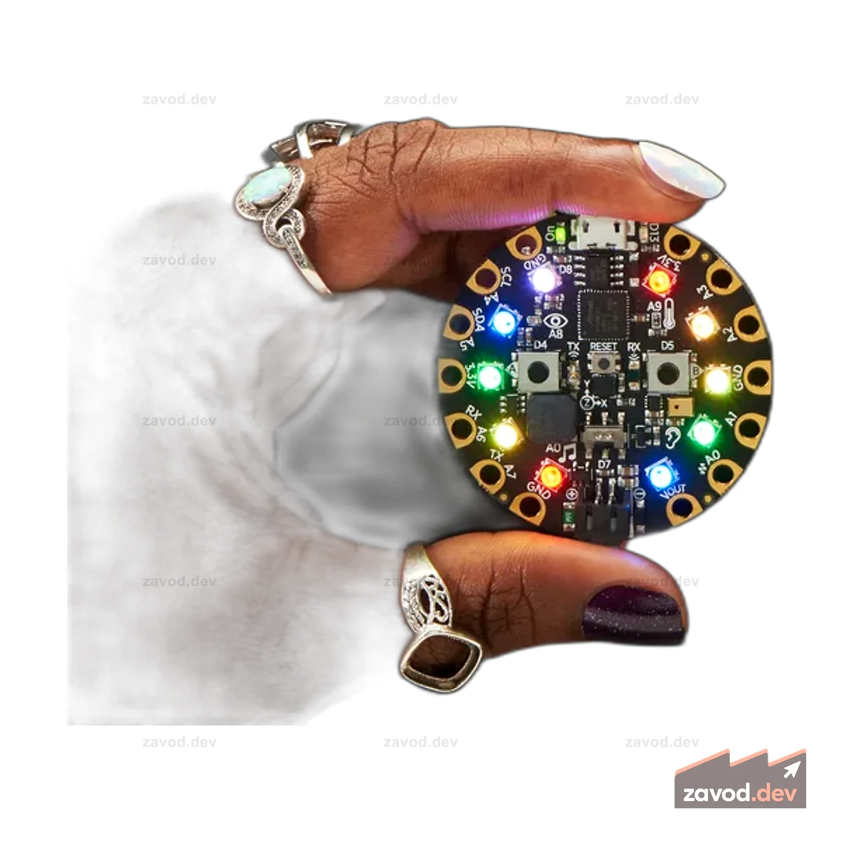Circuit Playground Express - КОД для черных девушек
