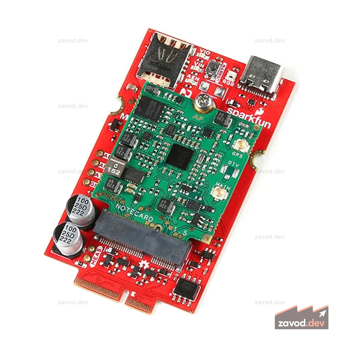 SparkFun MicroMod Плата сотовой связи - Blues Wireless Notecarrier