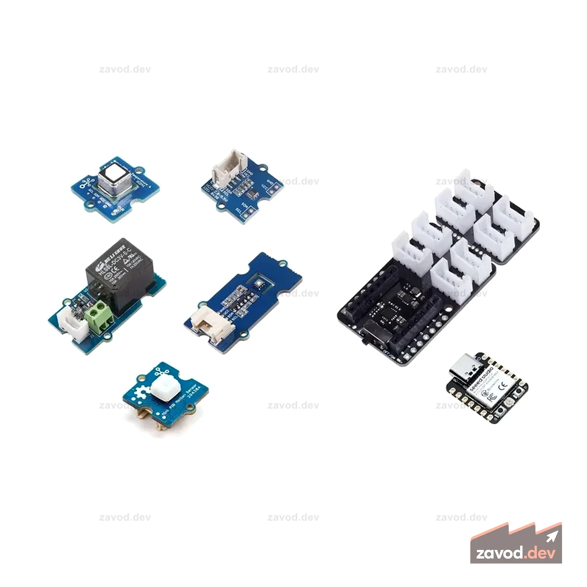 Комплект Grove Bundle для ESPHome, модули Grove DIY для работы с домашним помощником