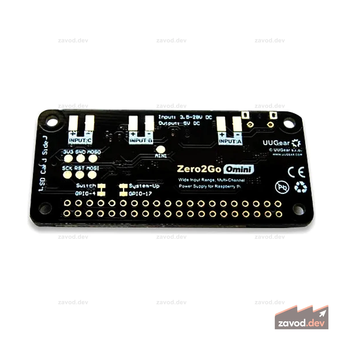 ZERO2GO OMINI: многоканальный блок питания для Raspberry Pi