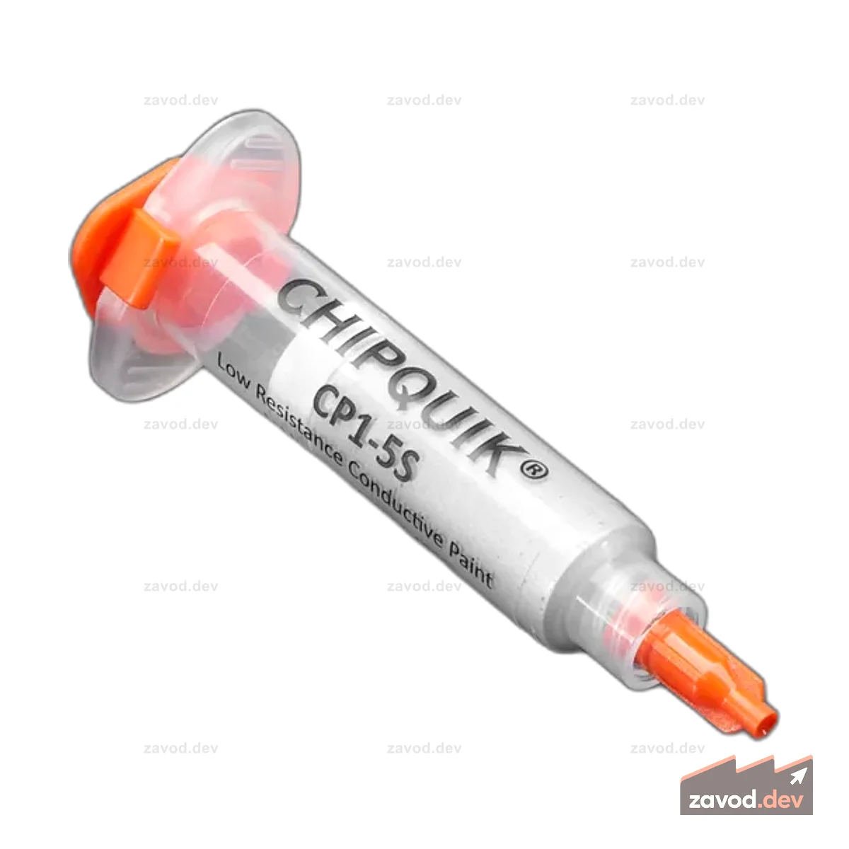 Набор проводящей краски Chip Quik с плунжером и насадками — 5 грамм [CP1-5S]