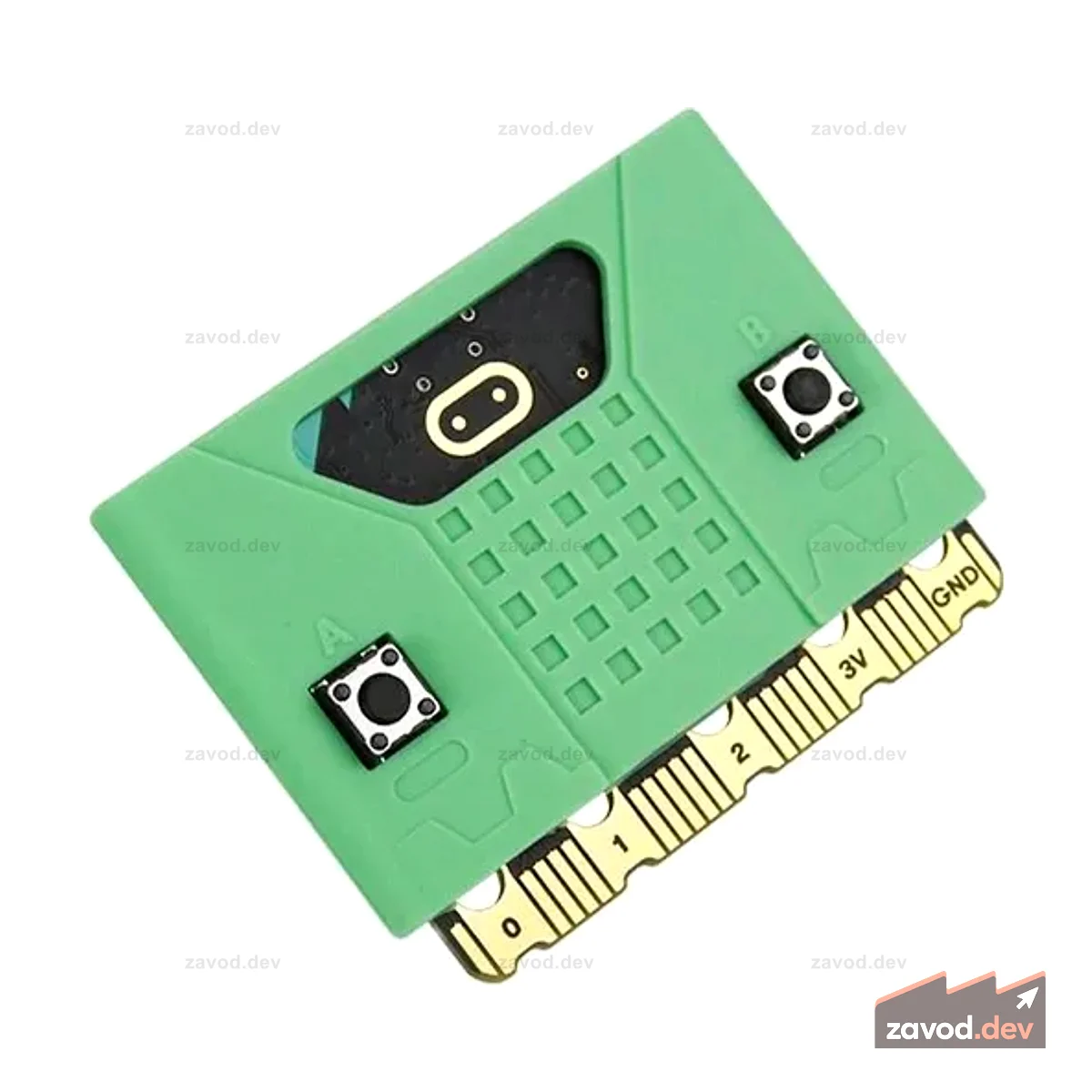 Силиконовый чехол Micro:bit, совместимый с платой V1.5/V2 - зеленый