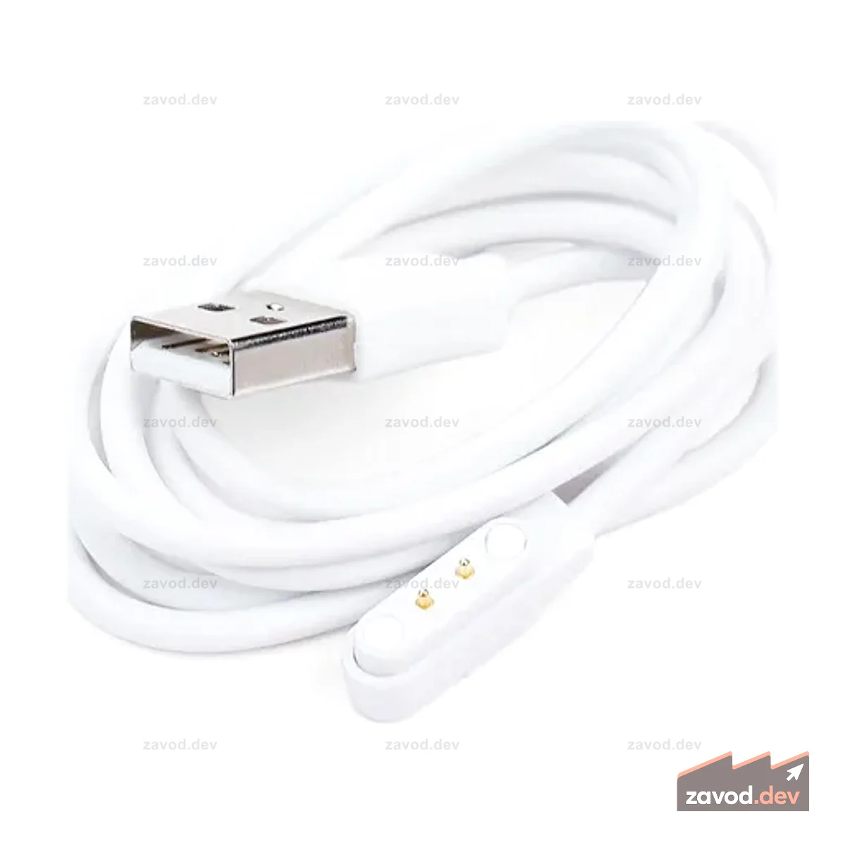 SenseCAP T1000 Магнитный зарядный кабель USB Type-A на 2P - белый, 1000 мм