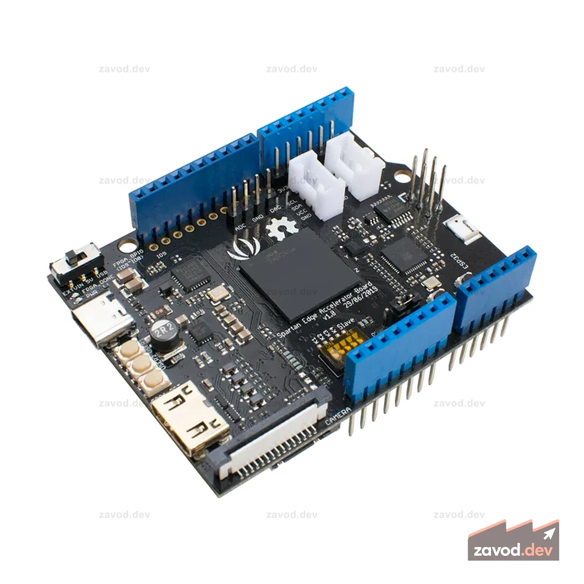 Плата ускорителя Spartan Edge — шилд Arduino FPGA с ESP32