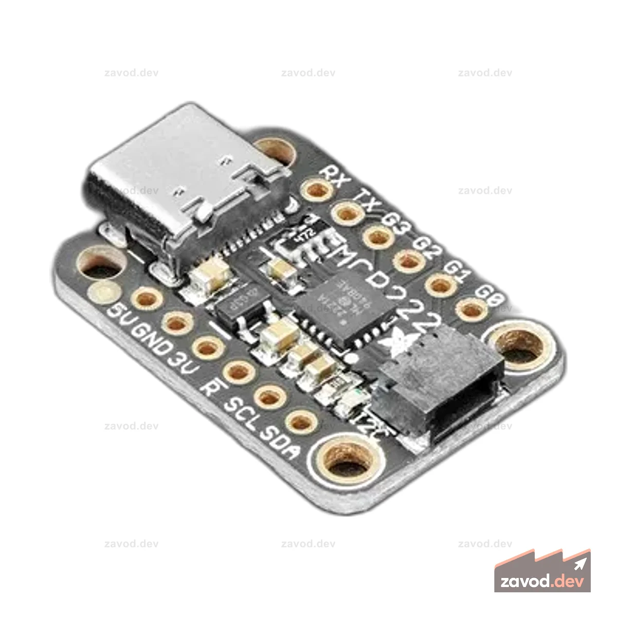 Adafruit MCP2221A Breakout — АЦП общего назначения с USB на GPIO I2C — Stemma QT / Qwiic