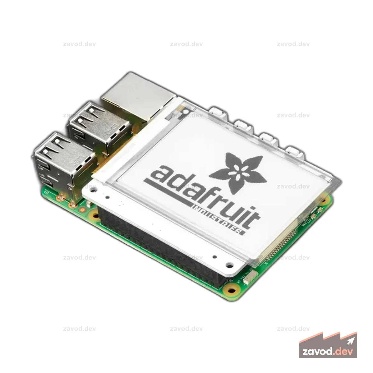 PaPiRus 2.7 eInk Display HAT для Raspberry Pi от Pi Supply