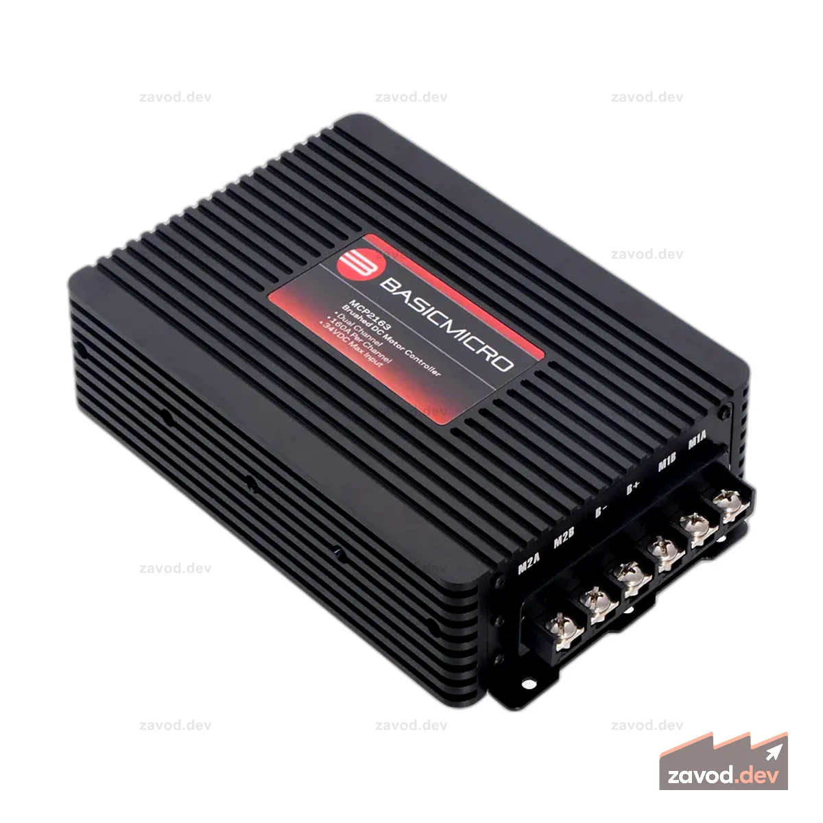 MCP2163 Усовершенствованный контроллер двигателя, двойной, 160 А, 34 В постоянного тока