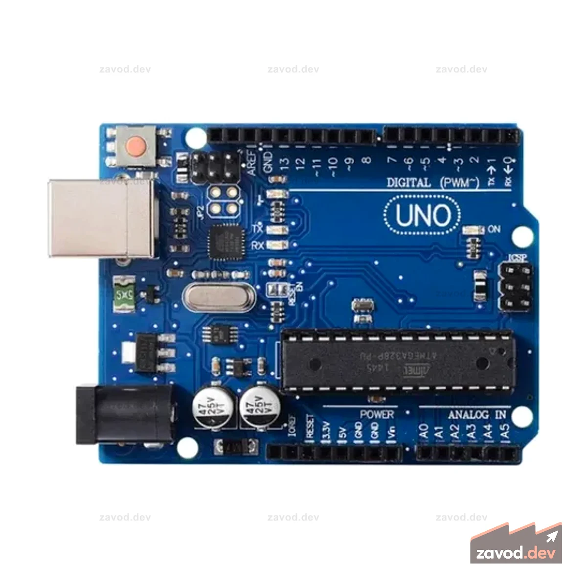 Uno R3 ATmega328 DIP на базе Arduino