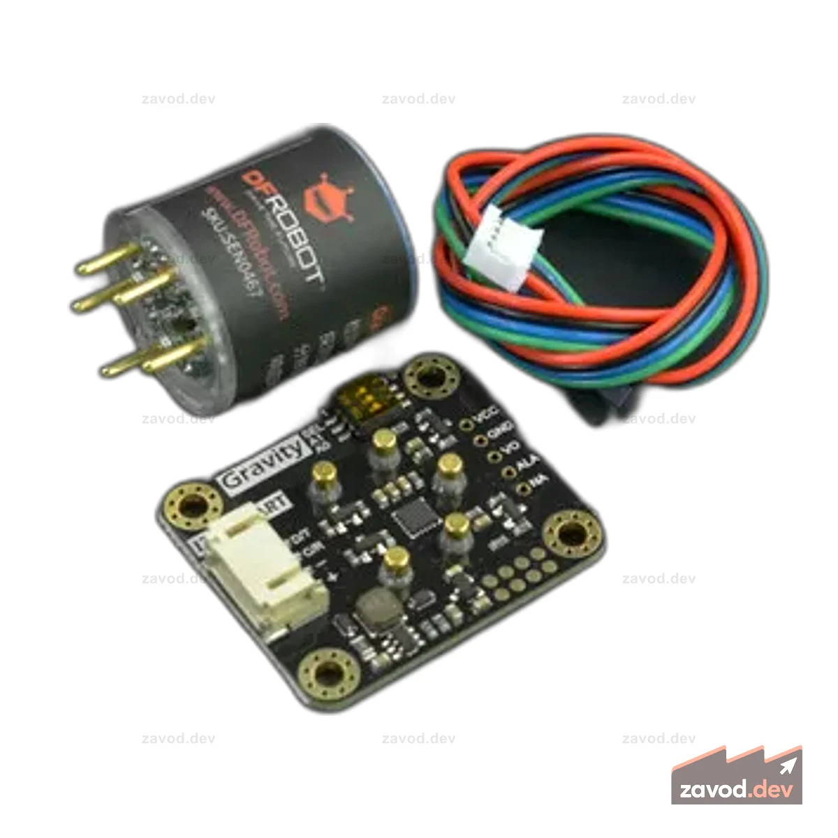Гравитация: датчик H2S (калиброванный) — I2C и UART