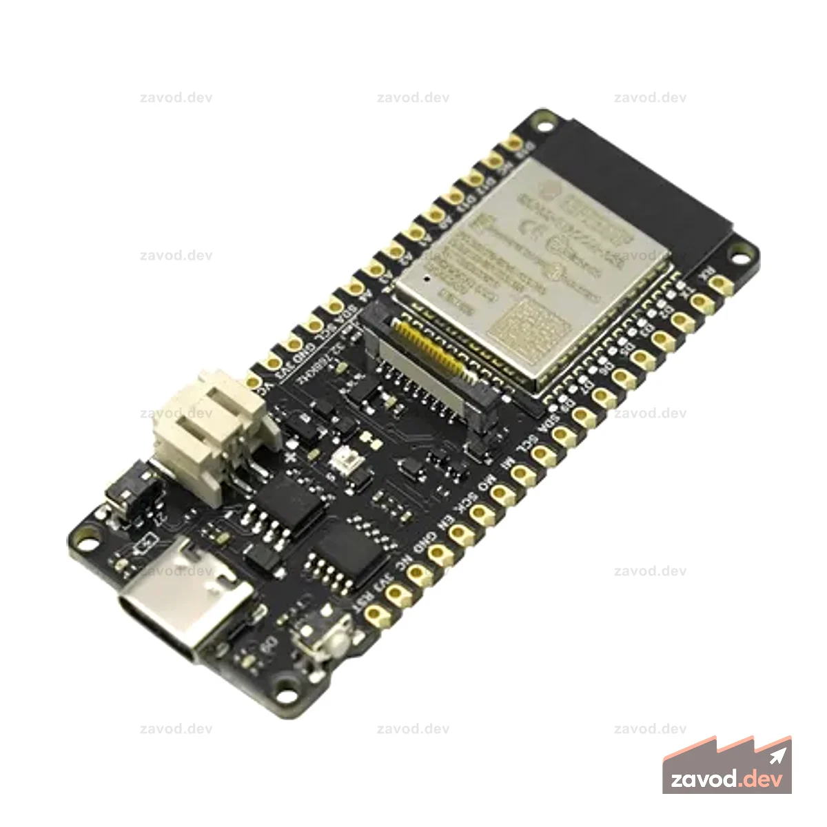 Плата Интернета вещей FireBeetle 2 ESP32-E (N16R2) (двухъядерный процессор, 240 МГц, WiFi/Bluetooth, поддержка LVGL)
