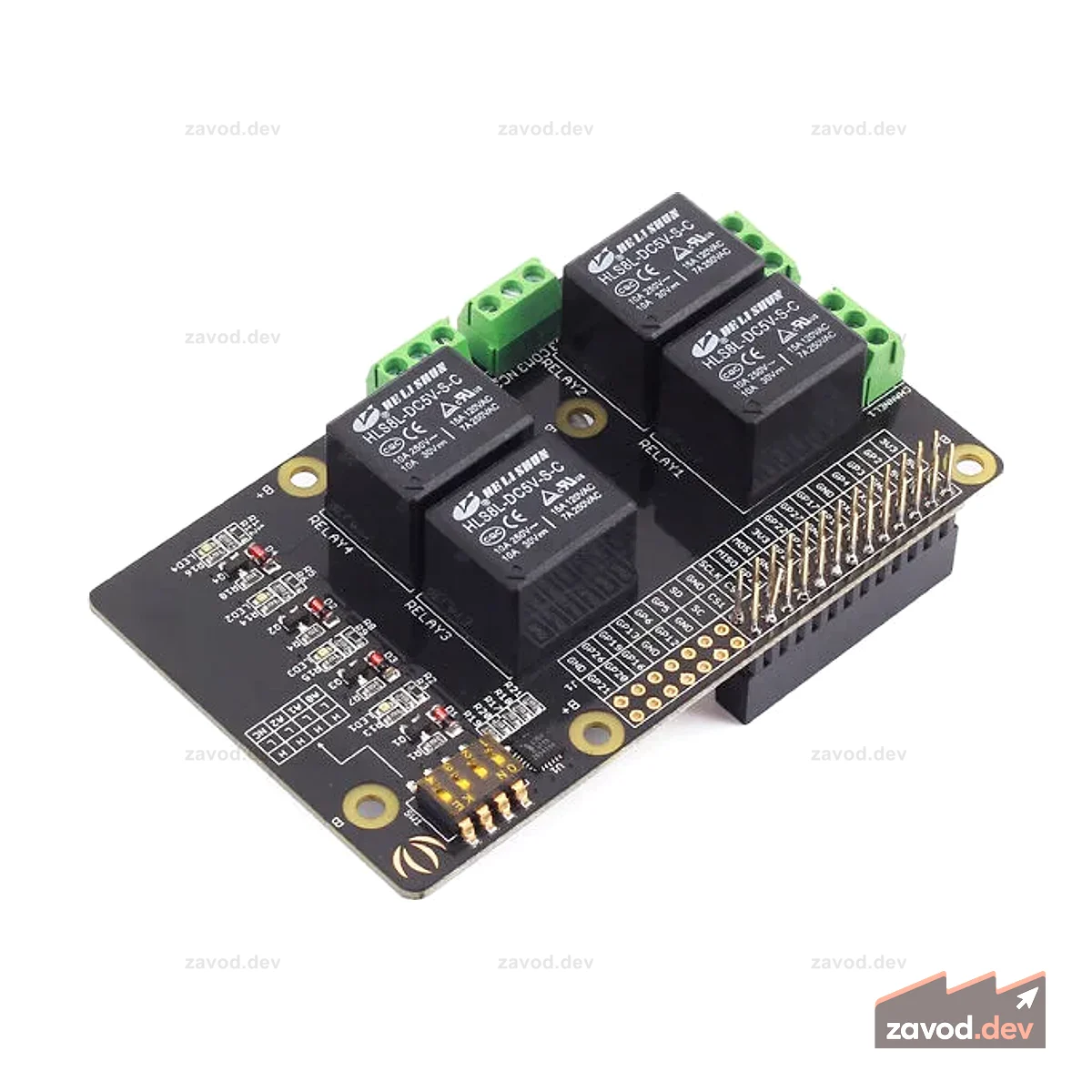 Релейная плата Raspberry Pi v1.0