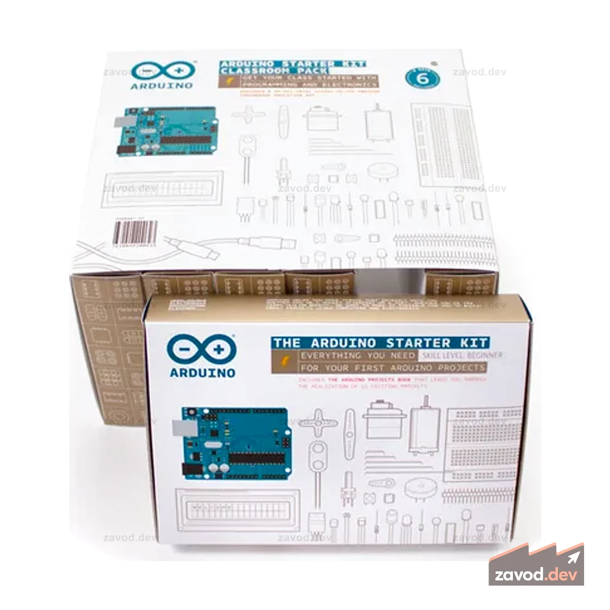Стартовый комплект Arduino для занятий – ИСПАНСКИЙ