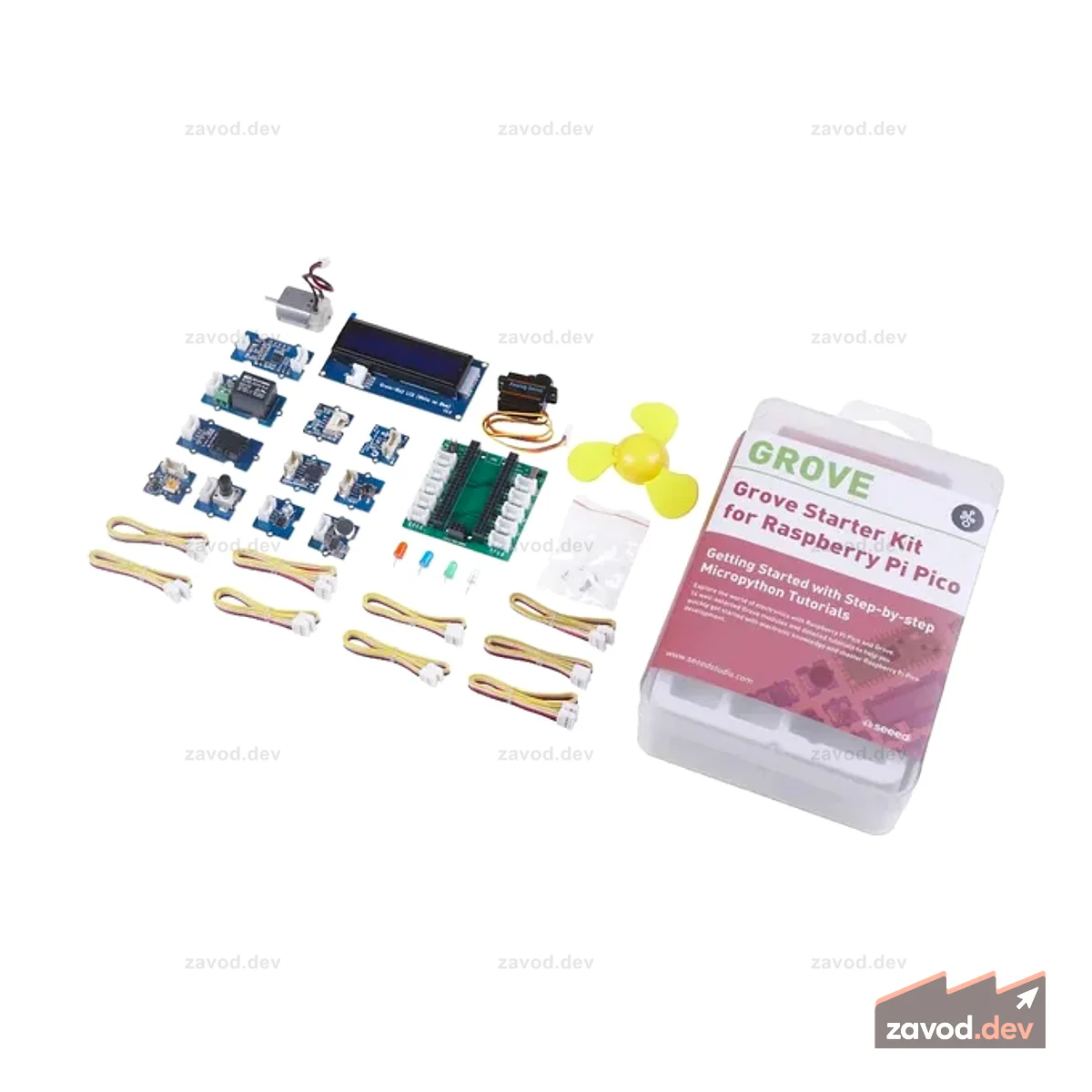 Стартовый комплект Grove для Raspberry Pi Pico с бесплатным курсом