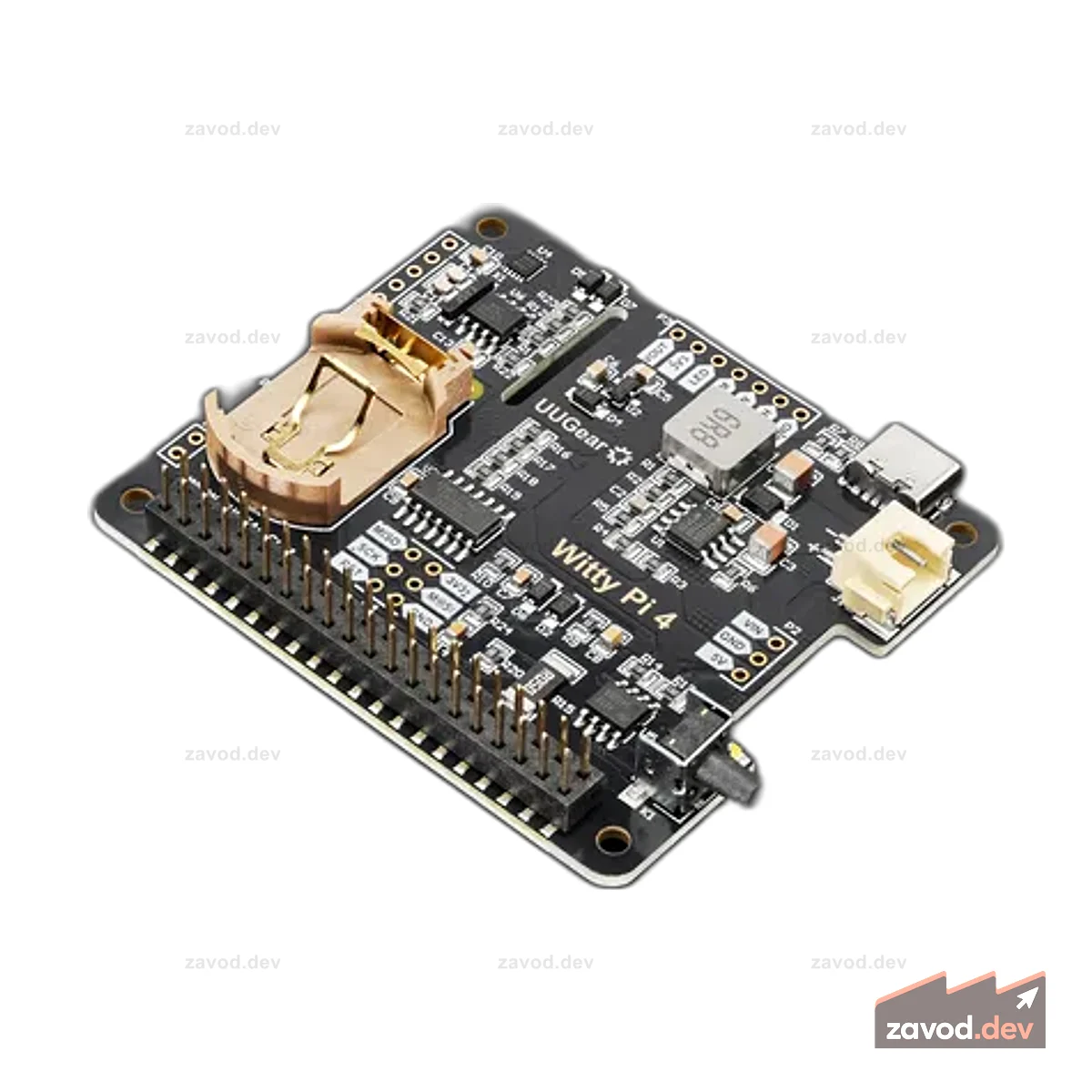 Witty Pi 4 HAT - RTC и управление питанием для Raspberry Pi