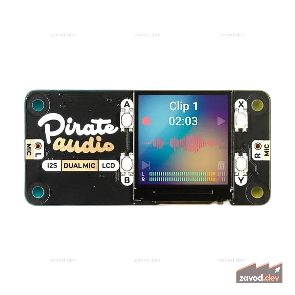 Pirate Audio: двойной микрофон для Raspberry Pi
