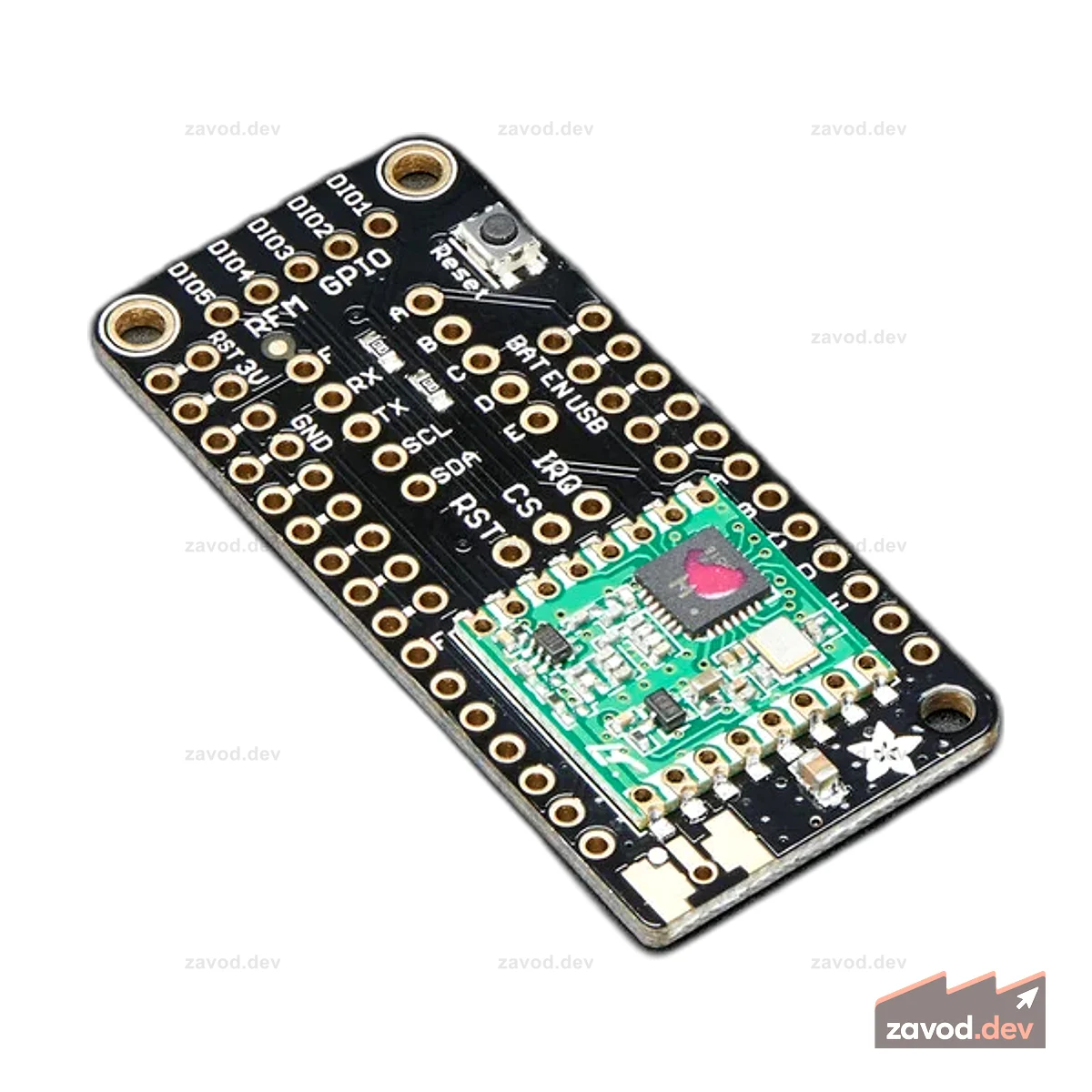 Радио Adafruit FeatherWing - RFM69HCW 433 МГц RadioFruit