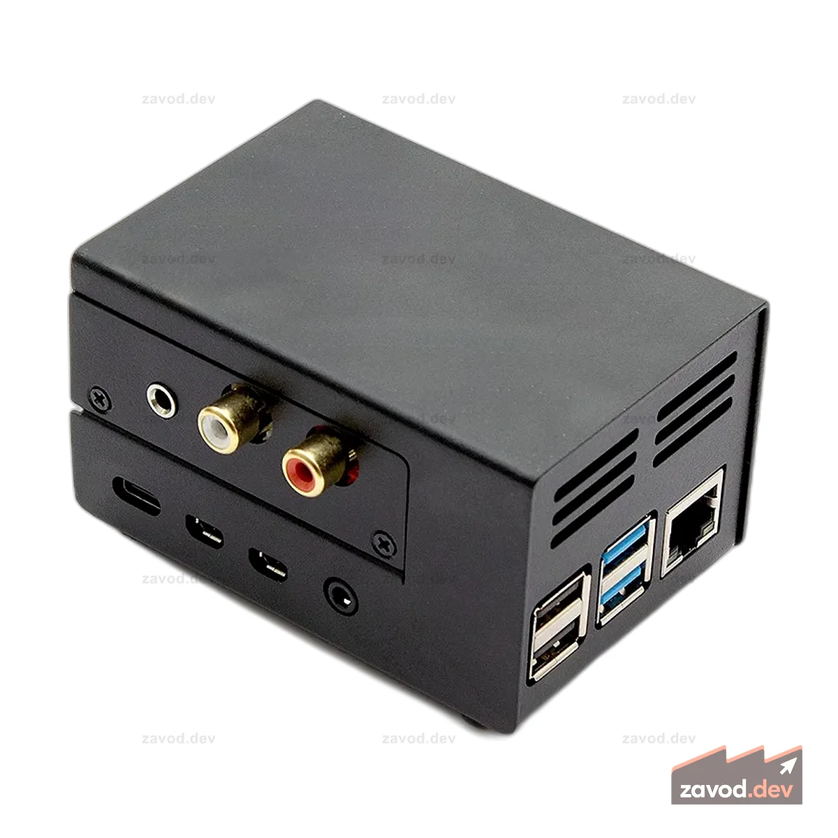 Универсальный стальной чехол HiFiBerry для Raspberry Pi 4