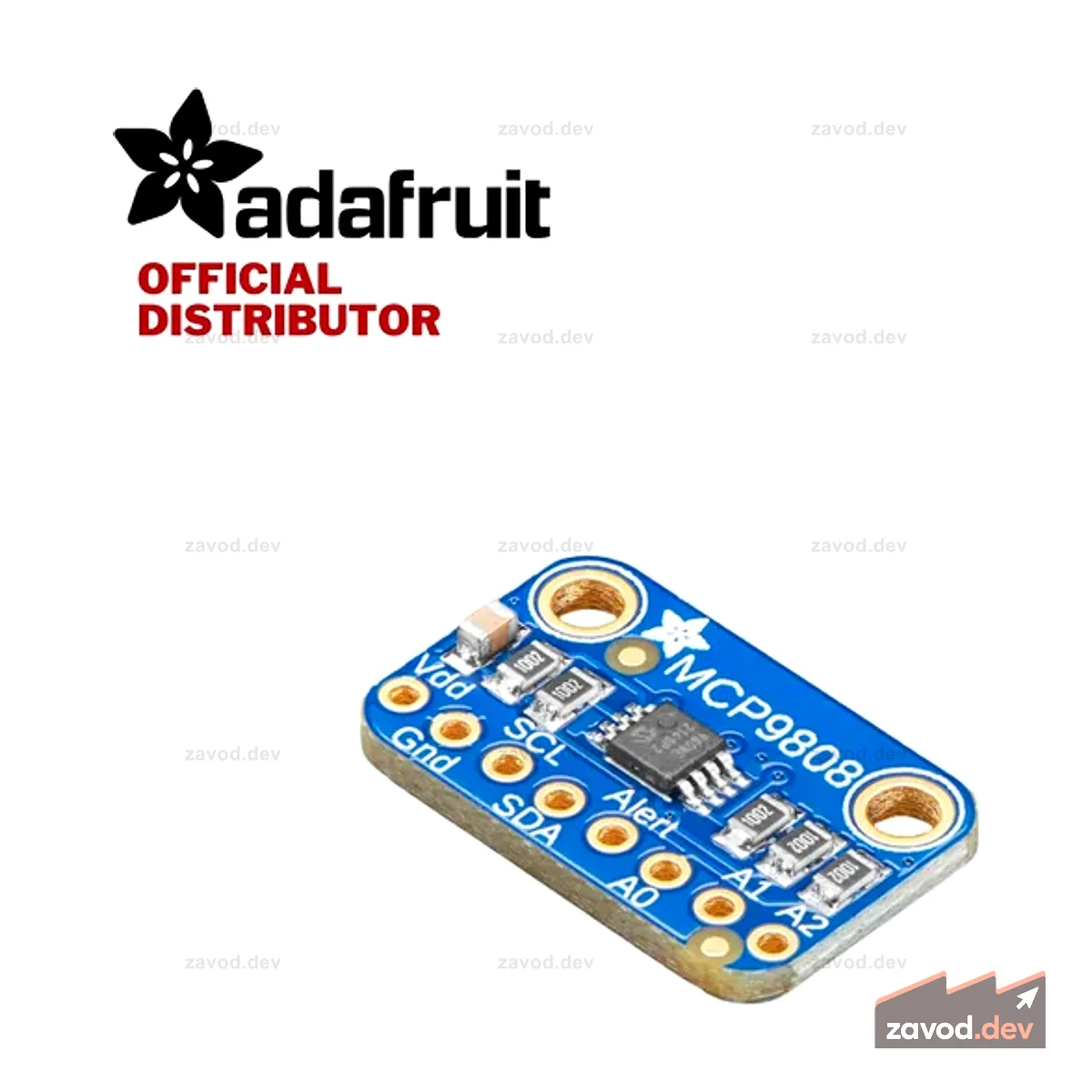 Adafruit MCP9808 Высокоточная коммутационная плата датчика температуры I2C